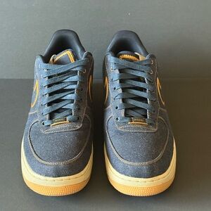Nike Air Force 1 Low Premium Denim Oregon SZ 12 MENS VNDS RARE AF1 318775 404